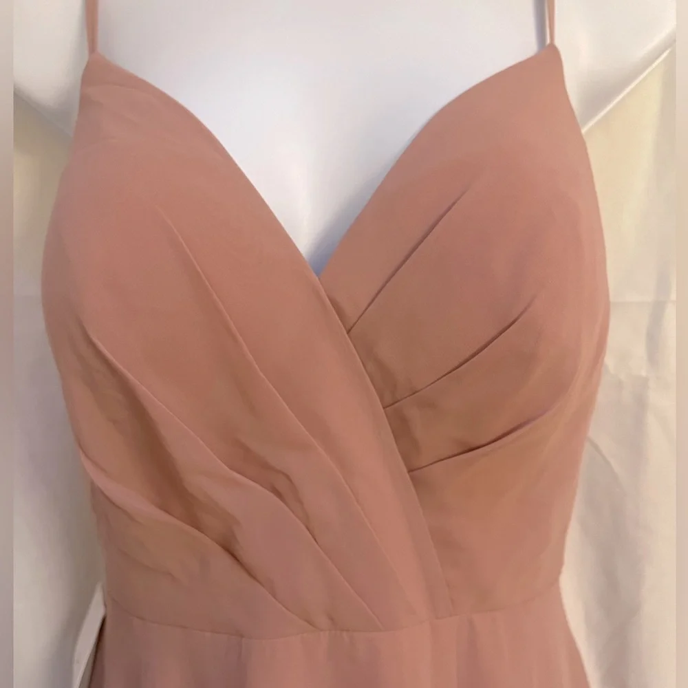 NWT AZAZIE dusty rose formal gown size A4 - Picture 6 of 12